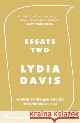 Essays Two Lydia Davis 9781405992657