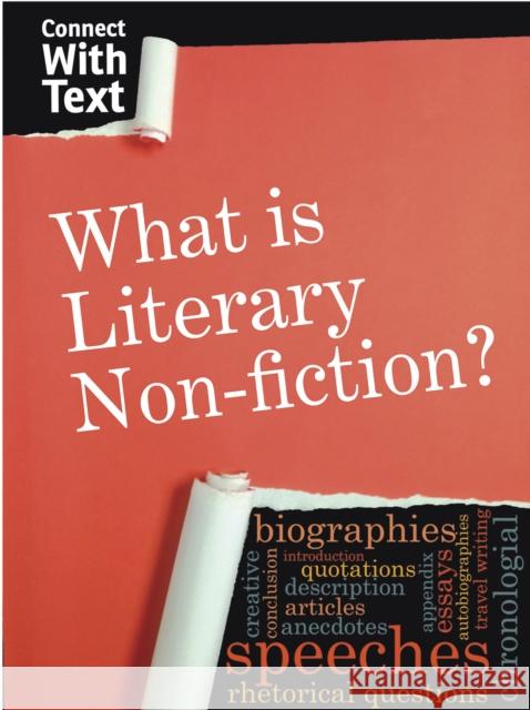 What is Literary Non-fiction? Guillain, Charlotte 9781406296839 