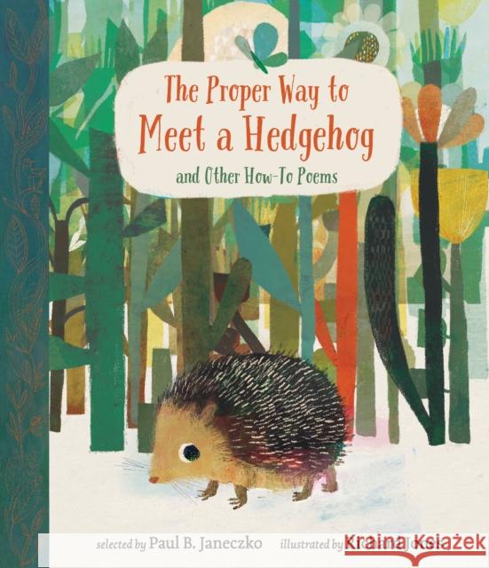 The Proper Way to Meet a Hedgehog and Other How-To Poems Paul B. Janeczko Paul B. Janeczko Richard Jones 9781406387513