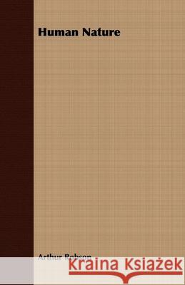 Human Nature Arthur Robson 9781406710618 Ward Press