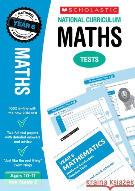 Maths Test - Year 6 Paul Hollin 9781407159850 Scholastic