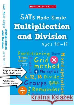 Multiplication and Division Ages 10-11 Paul Hollin 9781407184005