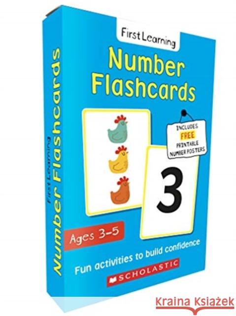 Number Flashcards Jean Evans 9781407189895 Scholastic