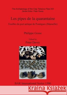 Les pipes de la quarantaine: Fouilles du port antique de Pomègues (Marseille) Gosse, Philippe 9781407300061 Archaeopress