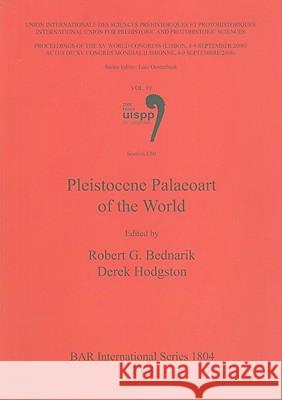 Pleistocene Palaeoart of the World: Volume 19, Session C80 Derek Hodgston Robert G. Bednarik 9781407302911 