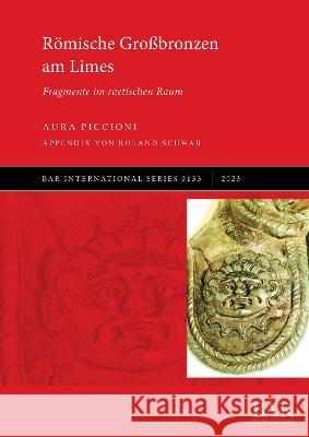 Roemische Grossbronzen am Limes: Fragmente im raetischen Raum Aura Piccioni   9781407314990 BAR Publishing