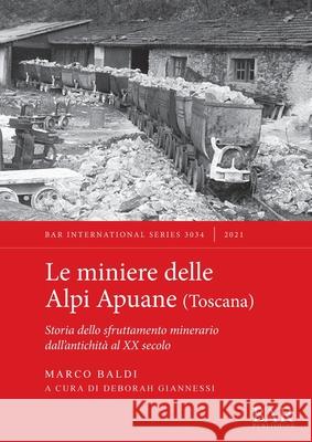Le miniere delle Alpi Apuane (Toscana): Storia dello sfruttamento minerario dall'antichità al XX secolo Baldi, Marco 9781407358321