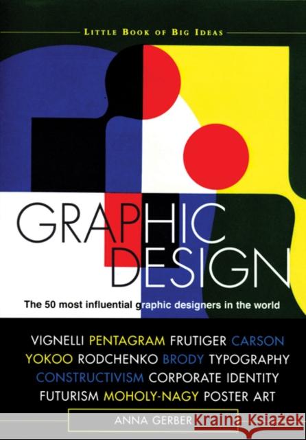 Graphic Design: The 50 Most Influential Graphic Designers in the World Anna Gerber, Christopher Mount 9781408120026 Bloomsbury Publishing PLC