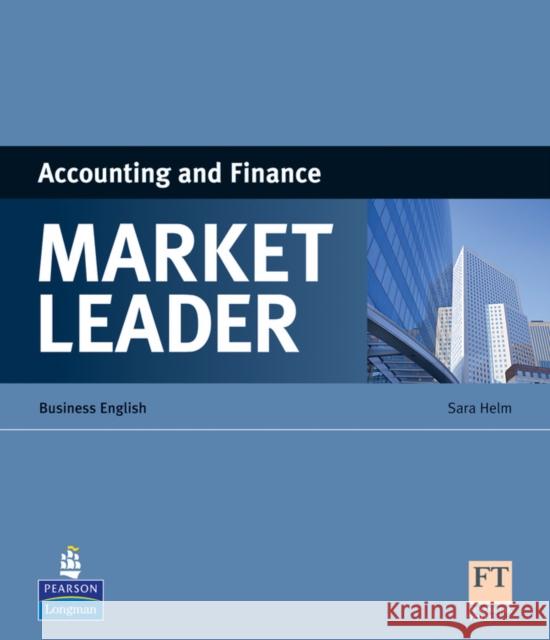 Market Leader ESP Book - Accounting and Finance Adrian Pilbeam 9781408220023 Pearson Education Limited