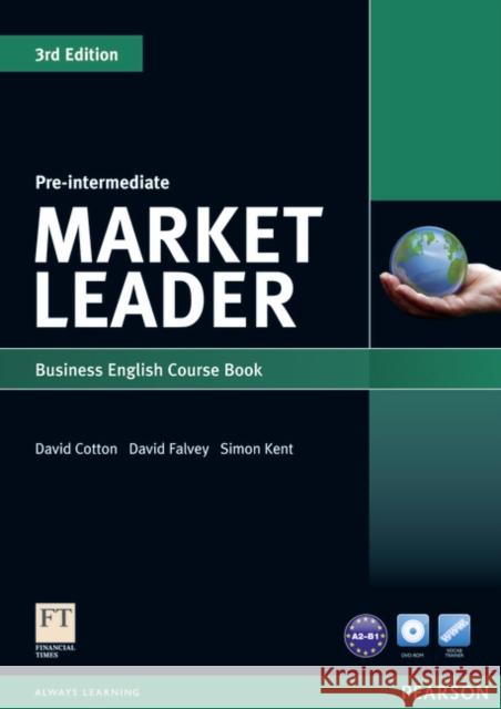 Market Leader 3rd Edition Pre-Intermediate Coursebook & DVD-Rom Pack Simon Kent 9781408237076 Pearson Education Limited