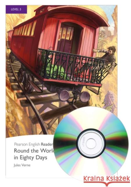 Level 5: Round the World in Eighty Days Book and MP3 Pack: Industrial Ecology Jules Verne 9781408276532 LONGMAN