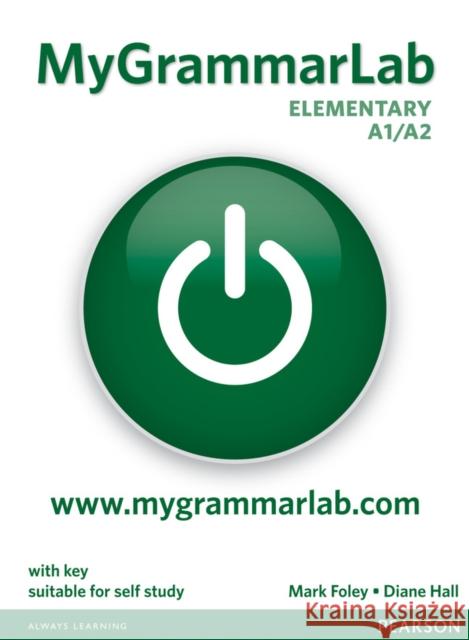 MyGrammarLab Elementary SB A1/A2 + key LONGMAN Diane Hall 9781408299135