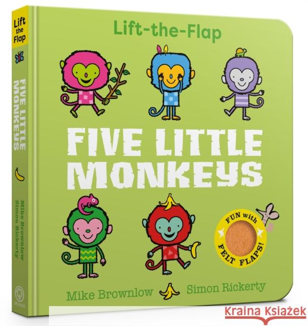 Five Little Monkeys: Lift-the-Flap Brownlow, Mike 9781408370711
