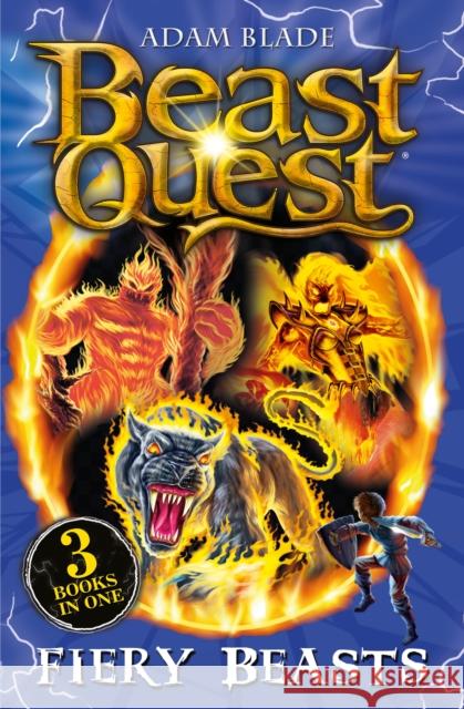 Beast Quest: Beast Quest bind-up: Fiery Beasts Adam Blade 9781408374023