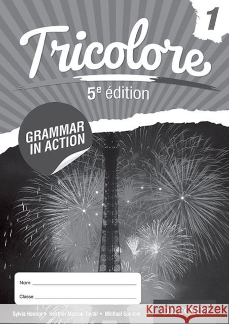 Tricolore 5e Edition Grammar in Action Workbook 1 (8 Pack) Honnor, Sylvia 9781408527436