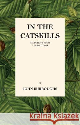 In the Catskills - Selections from the Writings of John Burroughs Burroughs, John 9781408622919 Morison Press
