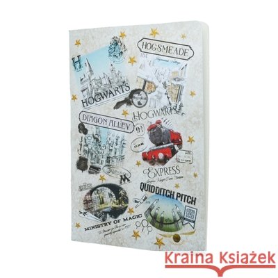 The Wizarding World (Harry Potter Collection) A4 Lined Cahier Paperblanks 9781408765746