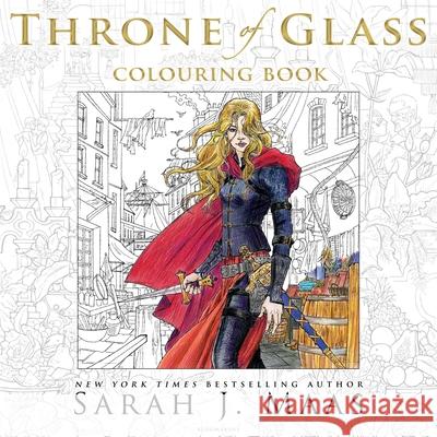 The Throne of Glass Colouring Book Maas, Sarah J. 9781408881422