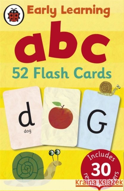 Ladybird Early Learning: ABC flash cards   9781409302742 0