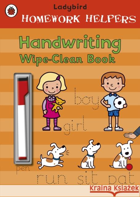 Ladybird Homework Helpers: Handwriting Wipe-Clean Book   9781409306184 Penguin Random House Children's UK