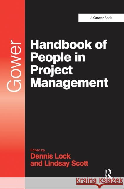 Gower Handbook of People in Project Management  9781409437857 