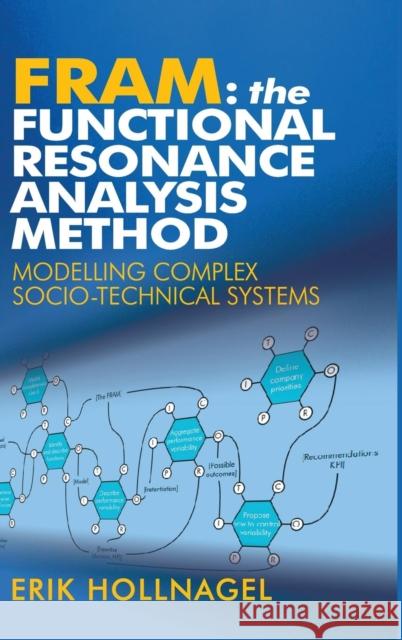 FRAM: The Functional Resonance Analysis Method : Modelling Complex Socio-technical Systems Erik Hollnagel   9781409445524 