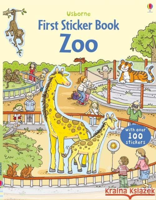 First Sticker Book Zoo Sam Taplin 9781409523130