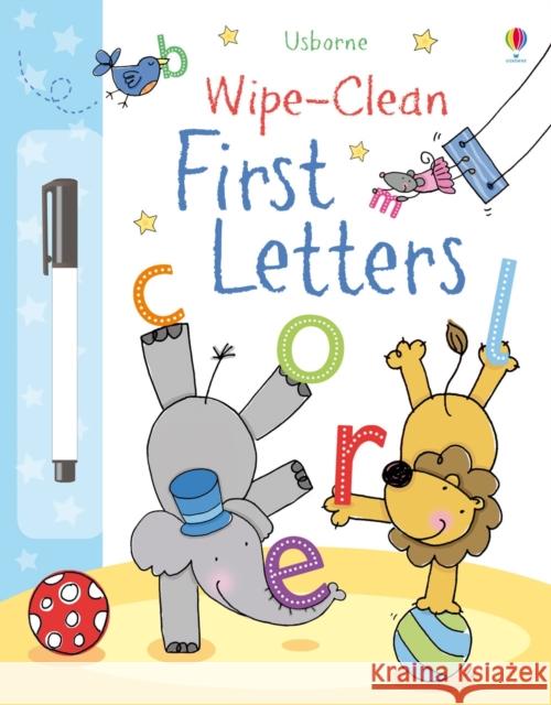 Wipe-clean First Letters Jessica Greenwell 9781409524502 Usborne Publishing Ltd