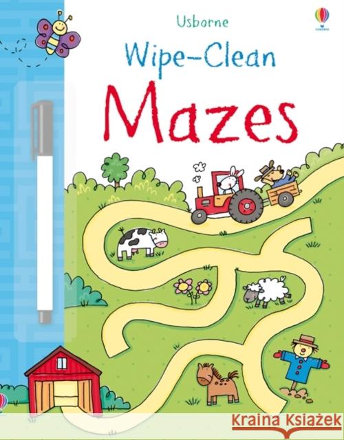 Wipe-Clean Mazes Jessica Greenwell 9781409524724 Usborne Publishing Ltd