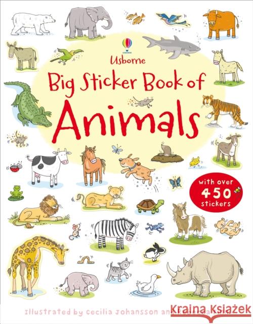 Big Sticker Book of Animals Jessica Greenwell 9781409535126