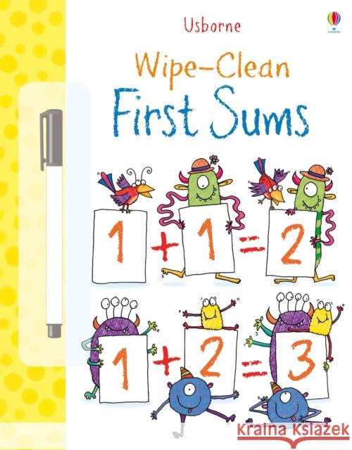 Wipe-Clean First Sums Jessica Greenwell 9781409551492