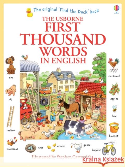 First Thousand Words in English Amery Heather 9781409562894