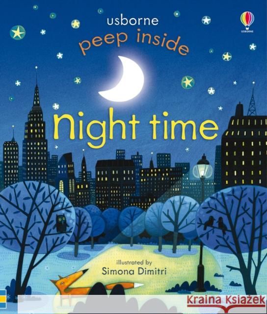 Peep Inside Night-Time Anna Milbourne 9781409564010