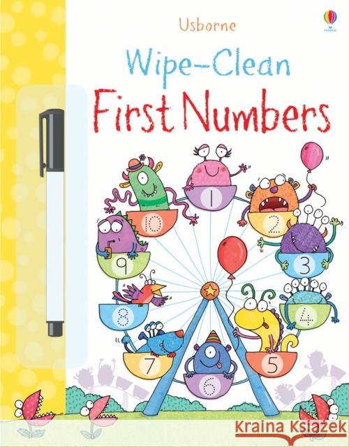 Wipe-clean First Numbers Jessica Greenwell & Kimberley Scott 9781409564799 Usborne Publishing Ltd