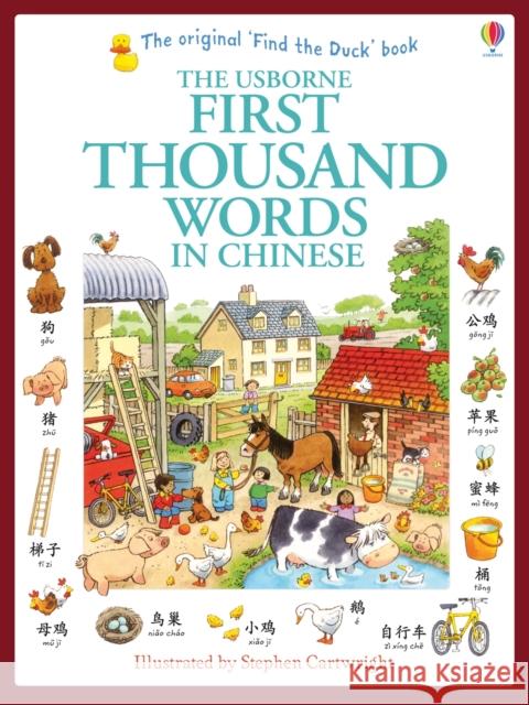 First Thousand Words in Chinese Amery, Heather 9781409570387 Usborne Publishing Ltd