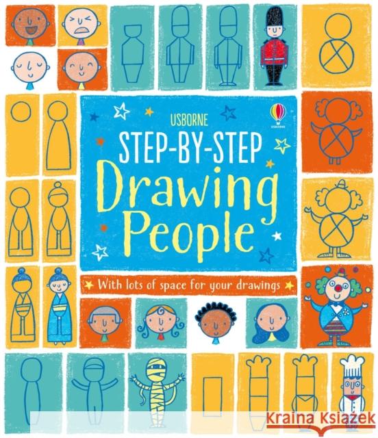 Step-by-step Drawing People Fiona Watt 9781409581185 Usborne Publishing Ltd