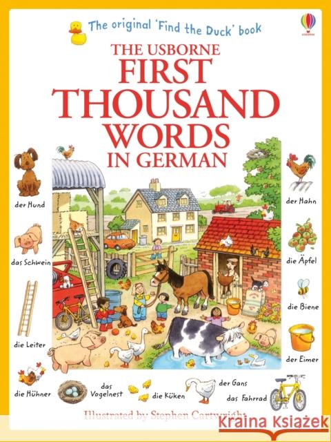 First Thousand Words in German Heather Amery 9781409583035