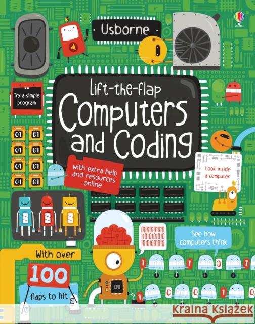 Lift-the-Flap Computers and Coding Rosie Dickins 9781409591511 USBORNE PUBLISHING