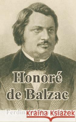 Honore de Balzac Ferdinand Brunetihre 9781410209870