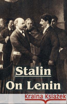 Stalin On Lenin Joseph Stalin 9781410214348