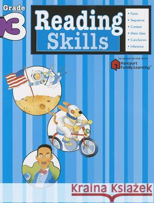 Reading Skills: Grade 3 (Flash Kids Harcourt Family Learning) Flash Kids Editors 9781411401150 Flash Kids