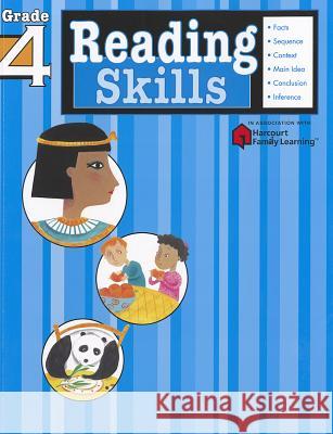 Reading Skills: Grade 4 (Flash Kids Harcourt Family Learning) Flash Kids Editors 9781411401167 Flash Kids