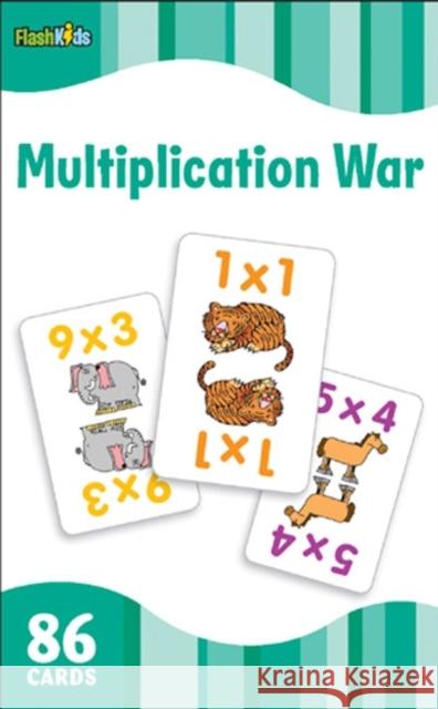 Multiplication War Flash Cards Flash Kids Editors 9781411434868 Flash Kids