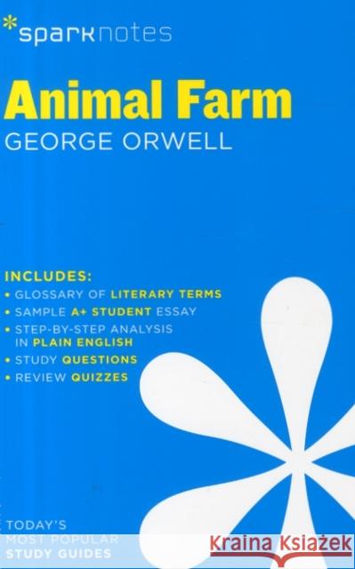 Animal Farm Sparknotes Literature Guide: Volume 16 Sparknotes 9781411469426 Spark