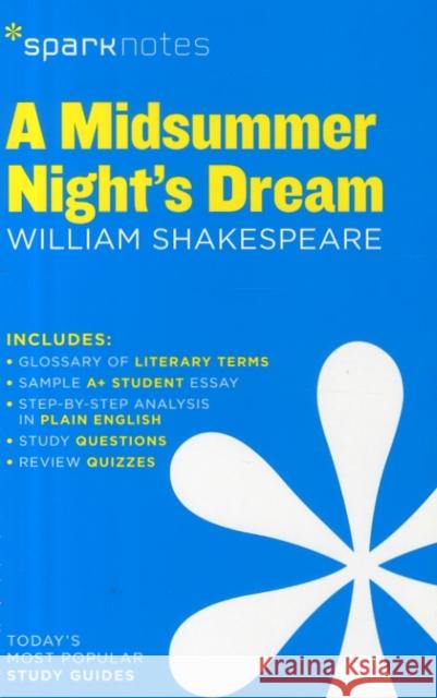 A Midsummer Night's Dream SparkNotes Literature Guide SparkNotes 9781411469617 Sparknotes