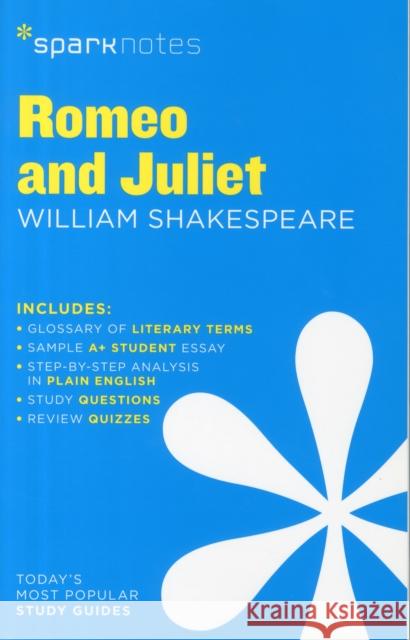 Romeo and Juliet SparkNotes Literature Guide SparkNotes 9781411469631 Spark