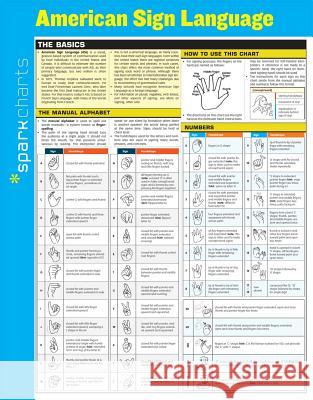 American Sign Language Sparkcharts: Volume 78 Sparknotes 9781411470170 Sparknotes