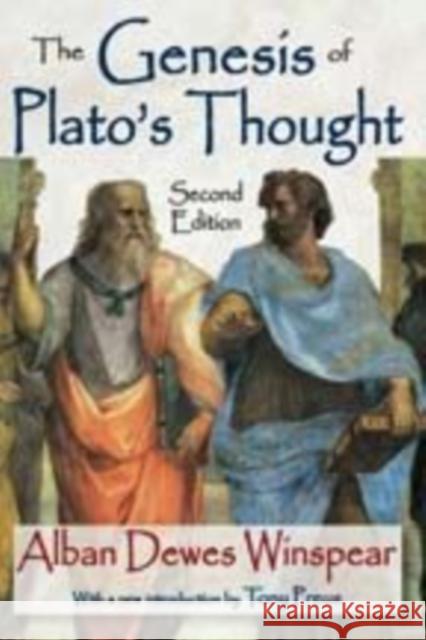 The Genesis of Plato's Thought Tuttle, Russell 9781412811224 Transaction Publishers