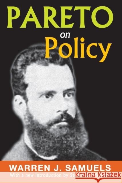 Pareto on Policy Warren J Samuels, 193 (Michigan State Un Steven G Medema  9781412847513 Transaction Publishers