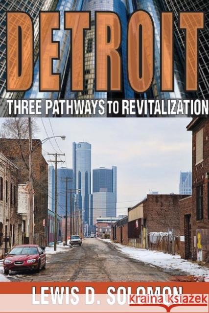 Detroit: Three Pathways to Revitalization Solomon, Lewis D. 9781412851961 Transaction Publishers